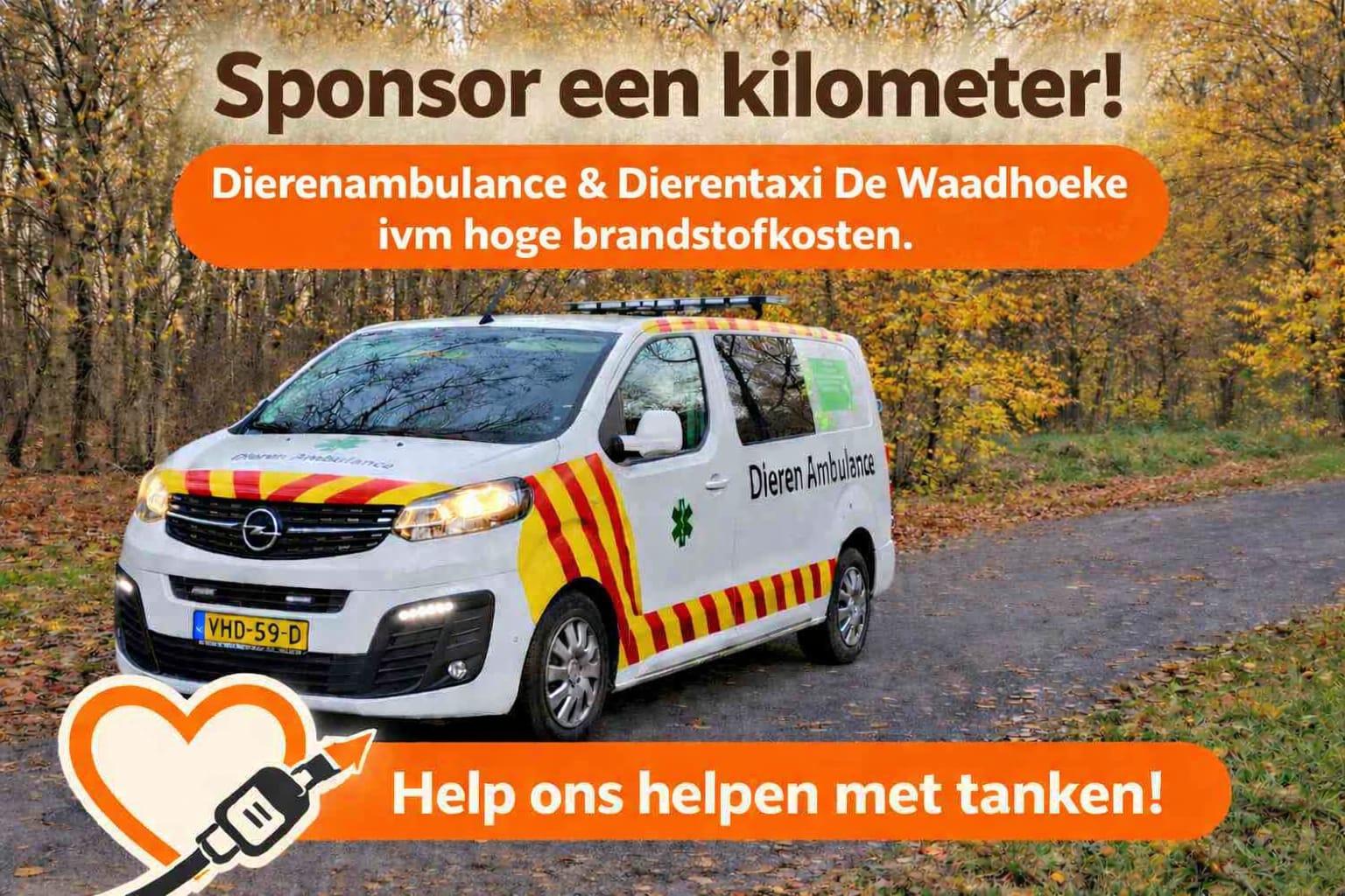 ⛽ Sponsor een kilometer!
